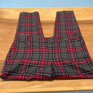 Talbots Slim Ankle Plaid Pants